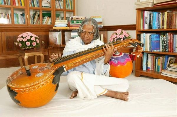 Kalam Playing Music Instrument Veena